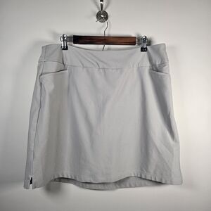 Adidas Women's Light Gray Mini Skort Size XLL